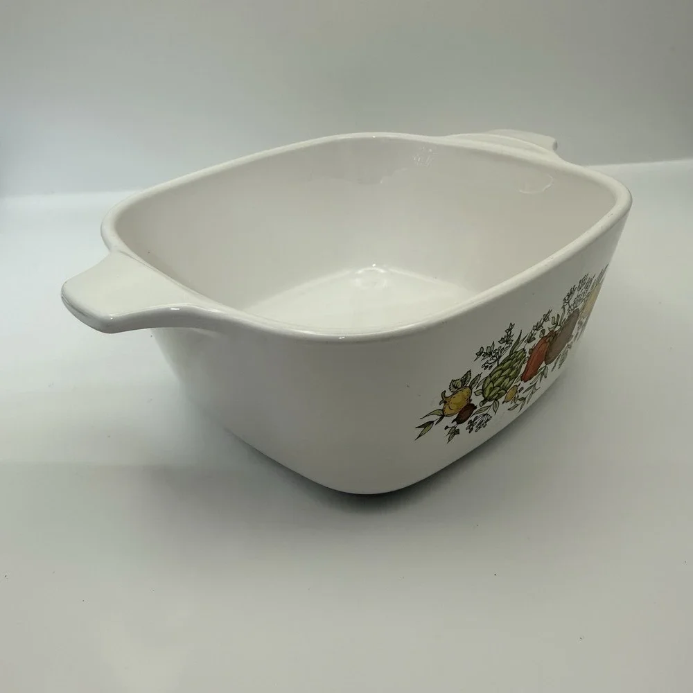 Vintage Corning Ware Spice of Life Mini Casserole Dish P-43-B No Lid 2 3/4 cup